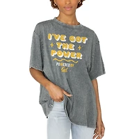 Women's Gameday Couture Gray Cal Bears PoweredBy Got the Power Oversized T-Shirt