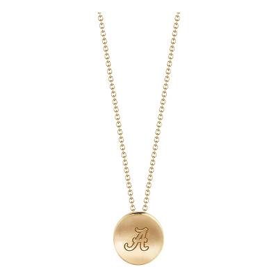 Women's Kyle Cavan  Gold Alabama Crimson Tide Logo Necklace