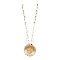 Women's Kyle Cavan  Gold Clemson Tigers Logo Necklace