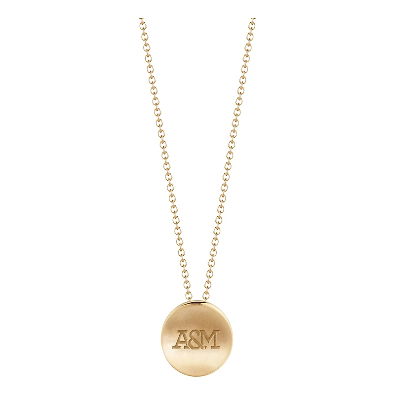 Women's Kyle Cavan  Gold Florida A&M Rattlers Logo Necklace