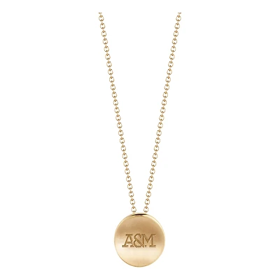 Women's Kyle Cavan  Gold Florida A&M Rattlers Logo Necklace