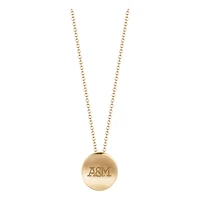 Women's Kyle Cavan  Gold Florida A&M Rattlers Logo Necklace