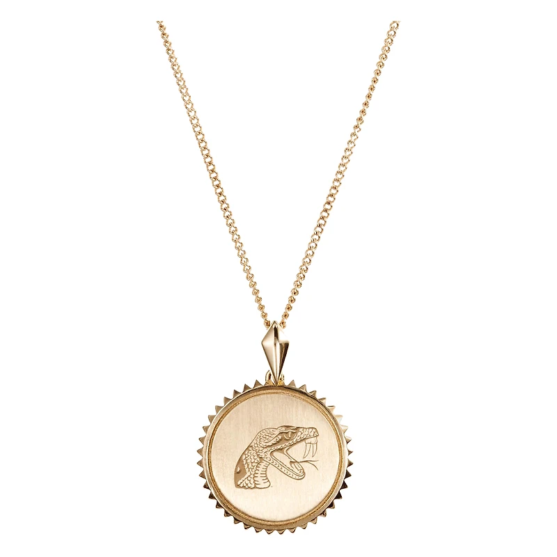 Women's Kyle Cavan  Gold Florida A&M Rattlers Sunburst Necklace