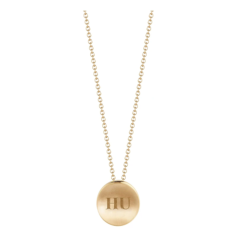 Women's Kyle Cavan  Gold Howard Bison Logo Necklace