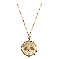 Women's Kyle Cavan  Gold Michigan State Spartans Sunburst Necklace