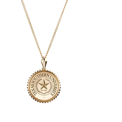 Women's Kyle Cavan  Gold Texas Southern Tigers Sunburst Necklace