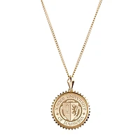 Women's Kyle Cavan  Gold Xavier University of Louisiana Gold Rush Sunburst Necklace