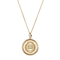 Women's Kyle Cavan  Gold Yale Bulldogs Sunburst Necklace
