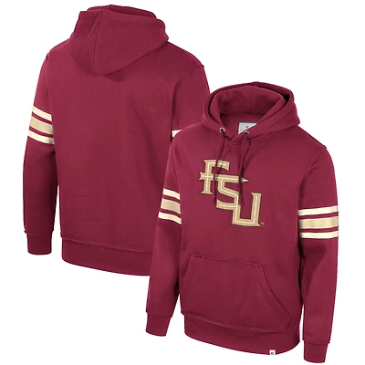 Men's Colosseum Garnet Florida State Seminoles Saluting Pullover Hoodie
