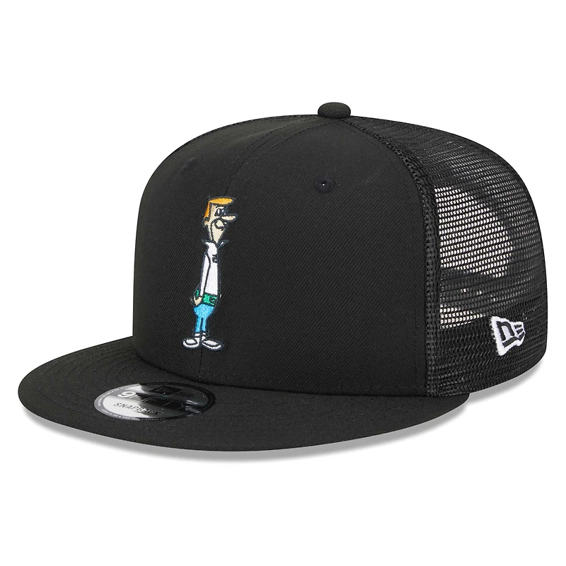 Men's New Era Black The Jetsons George Jetson Trucker 9FIFTY Snapback Hat