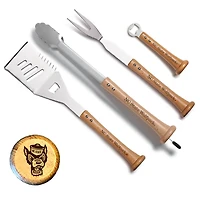 Baseball BBQ NC State Wolfpack Home Run Grill Set