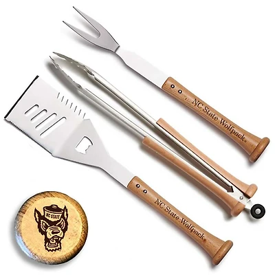 Baseball BBQ NC State Wolfpack Triple Play Combo Set