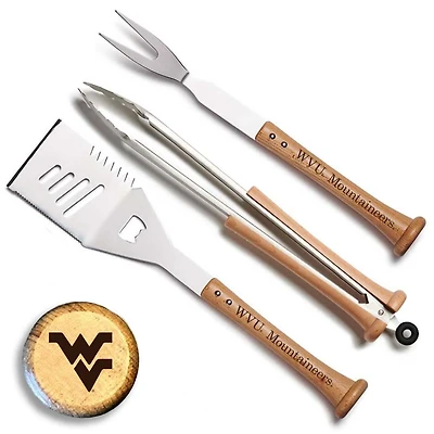 Baseball BBQ West Virginia Mountaineers Triple Play Combo Set