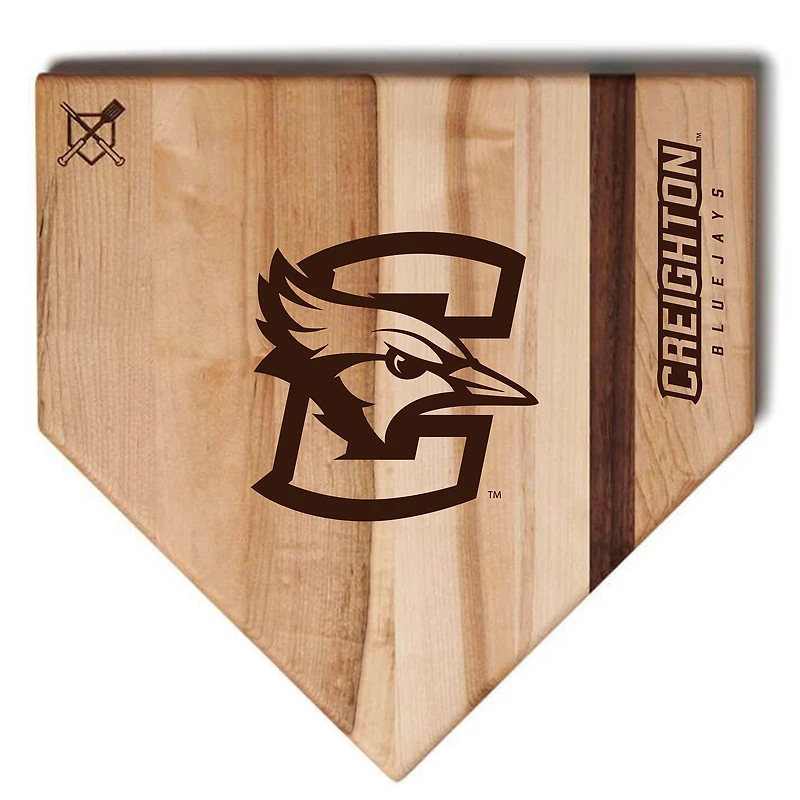 Baseball BBQ Creighton Bluejays 17'' x 17'' Home Plate Cutting Board