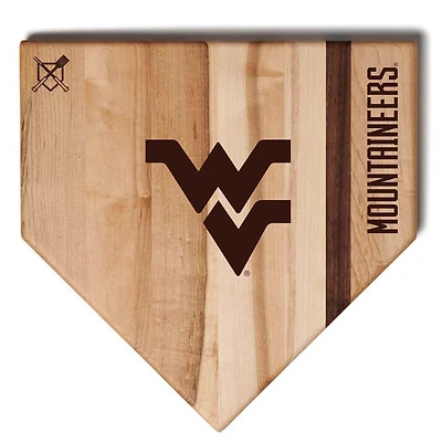 Baseball BBQ West Virginia Mountaineers 17'' x 17'' Home Plate Cutting Board