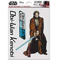 WinCraft Star Wars Obi-Wan Kenobi Multi-Use Decal Set