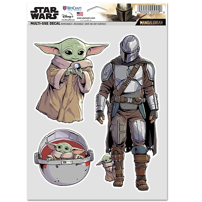 WinCraft Star Wars The Mandalorian Multi-Use Decal Set