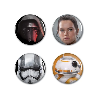 WinCraft Star Wars 4-Pack Button Set