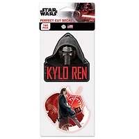 WinCraft Kylo Ren Star Wars 2-Pack 4" x 8" Perfect Cut Decal Set