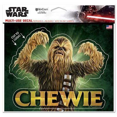 WinCraft Chewbacca Star Wars 5" x 6" Multi-Use Decal