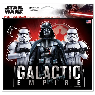 WinCraft Stormtrooper, Darth Vader Star Wars 5" x 6" Multi-Use Decal