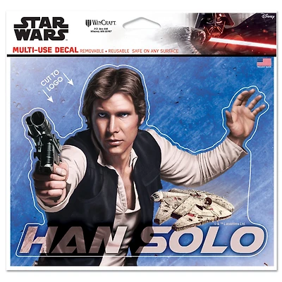 WinCraft Han Solo Star Wars 5" x 6" Multi-Use Decal