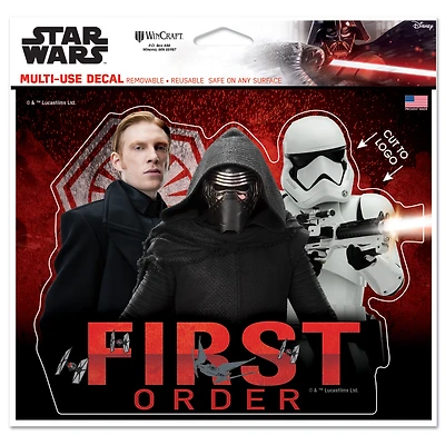 WinCraft First Order Star Wars 5" x 6" Multi-Use Decal