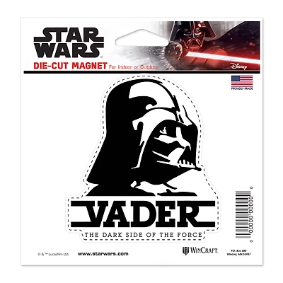 WinCraft Darth Vader Star Wars 5" x 5" Die-Cut Magnet