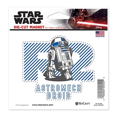 WinCraft R2-D2 Star Wars 5" x 5" Die-Cut Magnet