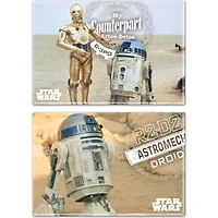 WinCraft Star Wars 2-Pack Metal Fridge Magnet Set