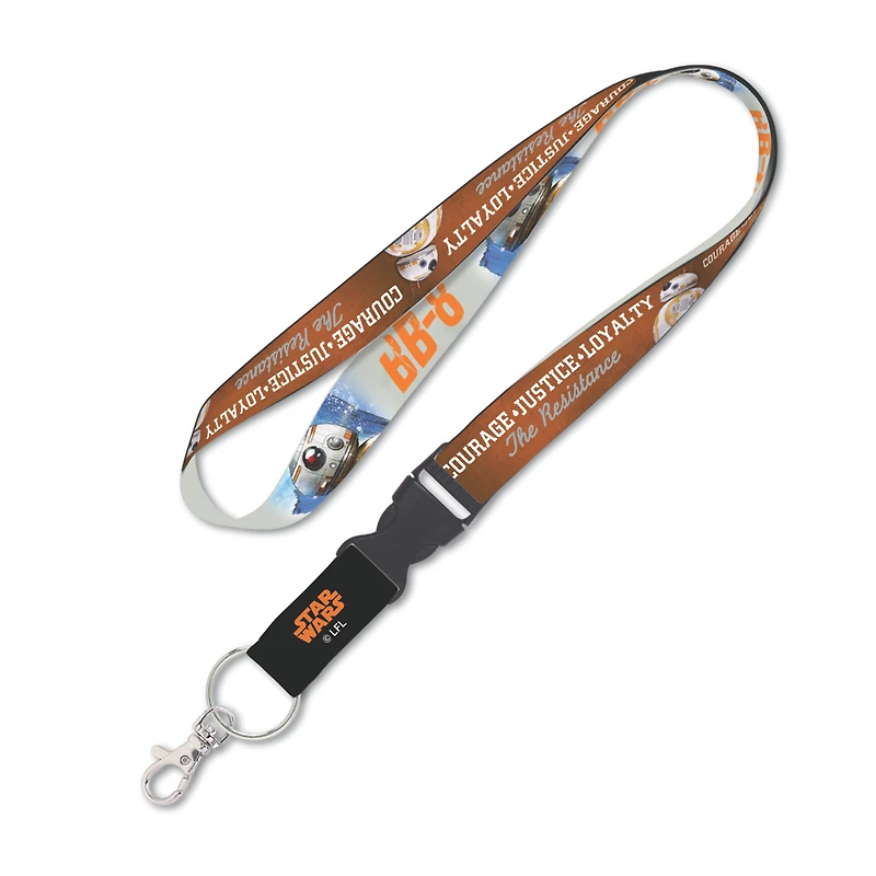 WinCraft BB-8 Star Wars Lanyard with Detachable Buckle