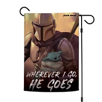 WinCraft Grogu Star Wars 12.5" x 18" Double-Sided Garden Flag