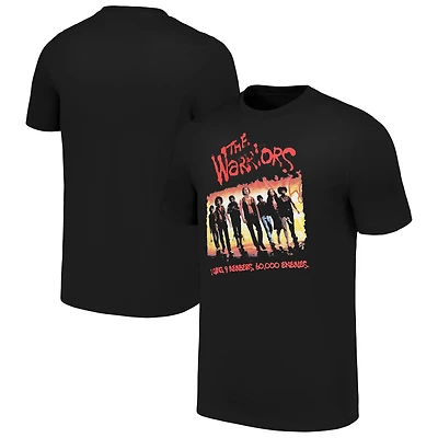 Men's Ripple Junction  Black The Warriors Group T-Shirt