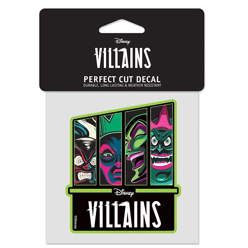 WinCraft Disney Villains 4" x 4" Perfect Cut Decal