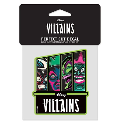 WinCraft  Disney Villains 4" x 4" Perfect Cut Decal