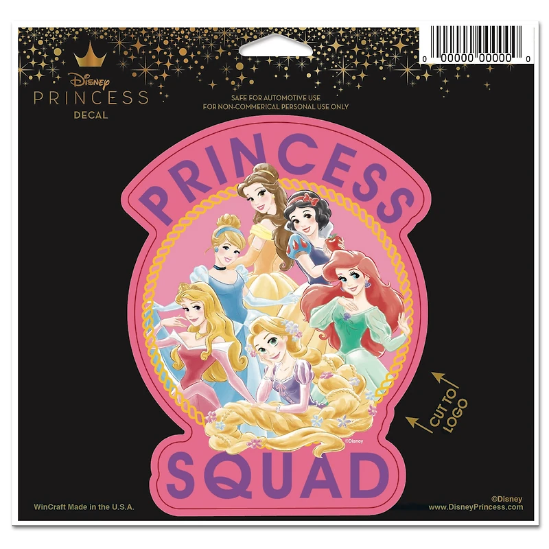 WinCraft  Disney Princess 5" x 6" Multi-Use Decal