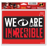 WinCraft The Incredibles 5" x 6" Multi-Use Decal