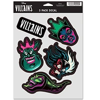 WinCraft Disney Villains  3-Pack Multi-Use Decal Set