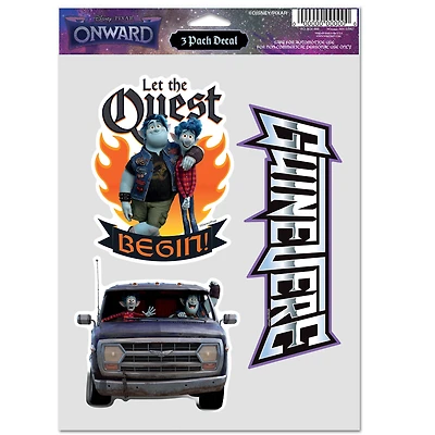 WinCraft Onward  3-Pack Multi-Use Decal Set
