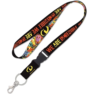 WinCraft  The Incredibles Lanyard with Detachable Buckle