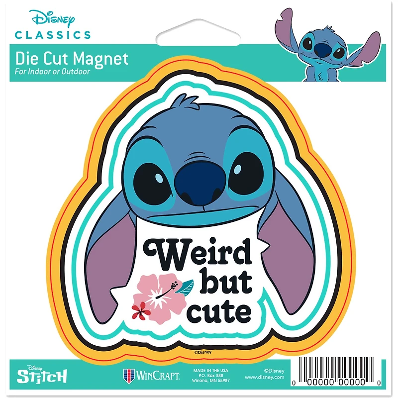 WinCraft Lilo and Stitch 4.5" x 6" Indoor/Outdoor Magnet