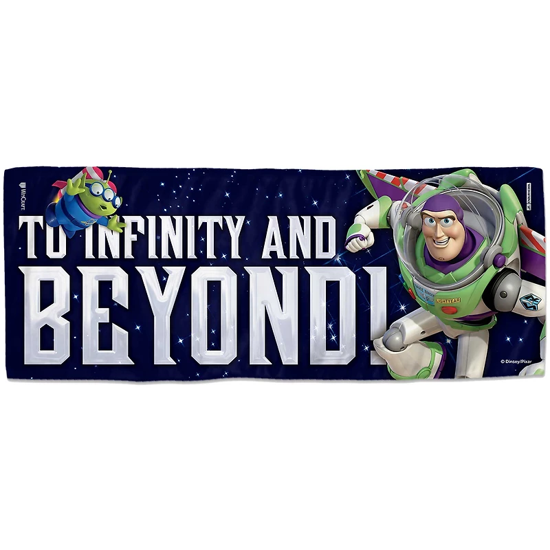 WinCraft Buzz Lightyear, Aliens Toy Story 12" x 30" Double-Sided Cooling Towel