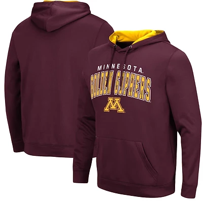 Men's Colosseum Maroon Minnesota Golden Gophers Resistance Pullover Hoodie