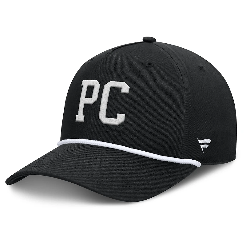 Men's Fanatics  Black Providence Friars Foul Ball Rope Adjustable Hat