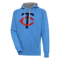 Men's Antigua Light Blue Minnesota Twins Victory Pullover Hoodie