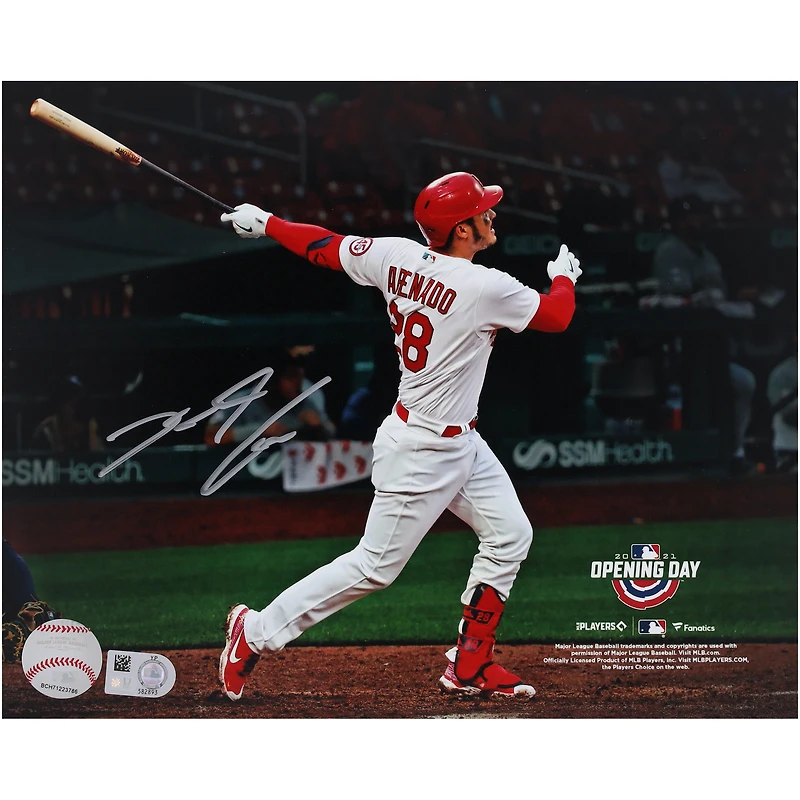 Nolan Arenado St. Louis Cardinals Autographed 8" x 10" White Jersey Home Run Photograph