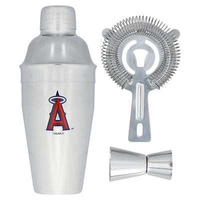 The Memory Company Los Angeles Angels Stainless Steel Shaker, Strainer & Jigger Set