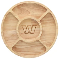 The Memory Company Washington Commanders Wood Chip & Dip Serving Tray