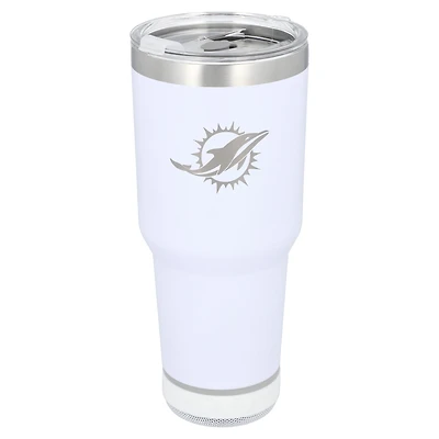 The Memory Company Miami Dolphins 30oz. Stainless Steel LED Bluetooth Tumbler