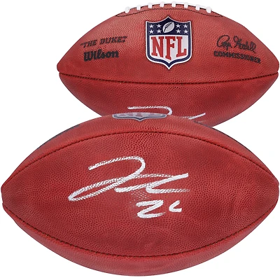 Jahmyr Gibbs Detroit Lions Autographed Wilson Duke Full Color Football
